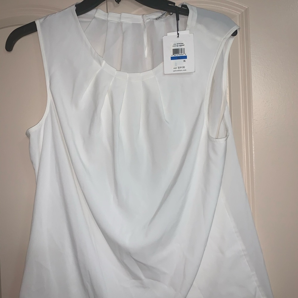 Calvin Klein white blouse